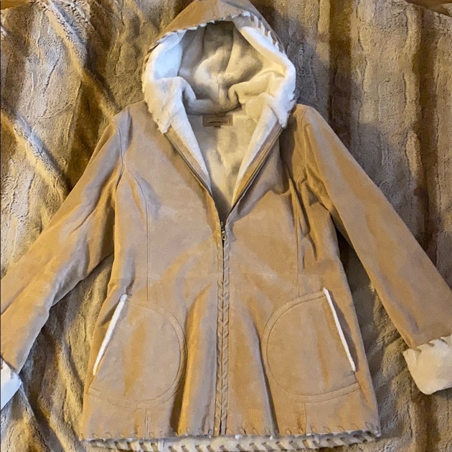 New Wilsons Leather Leather Suede Coat